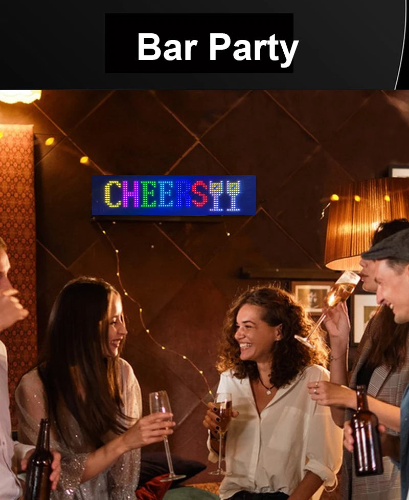 LED AD Display Pixel Devil Eye Message Panel Screen Scrolling Sign Board Ultra thin Soft Flexible Advertising Light Car Display