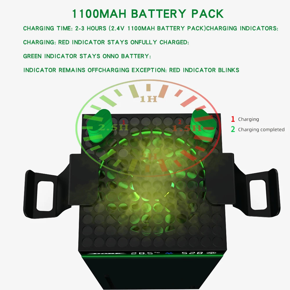 Cooling Fan for Xbox Series S/X With Daul Battey RGB Led Intelligent high-speed temperature control fan For Xbox Series X