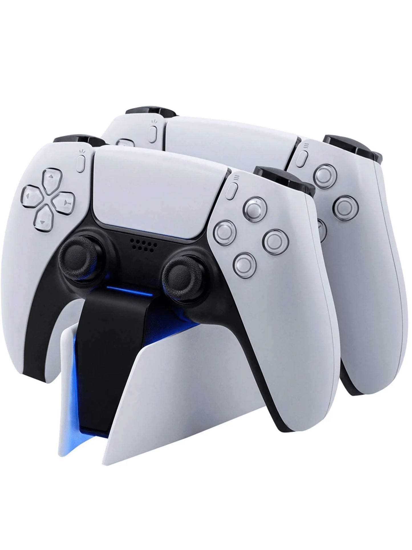 Controller Charging Station with Dual Fast Charger Dock for PS5 DualSense Wireless Controller with LED Charging Indicators