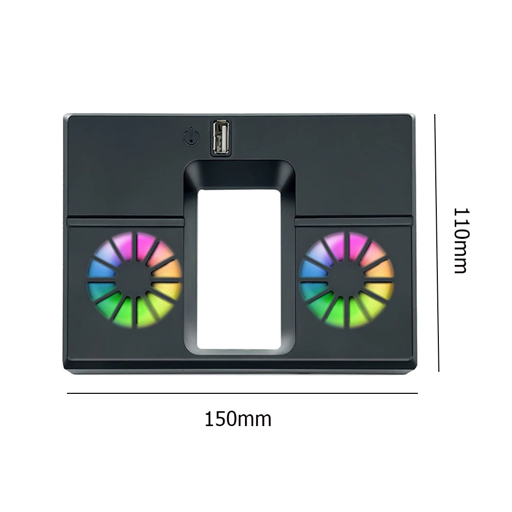 Cooling Fan for Xbox Series X Vertical Cooling Stand Cooling System with Colorful RGB Lights &  USB Port for Xbox Series X