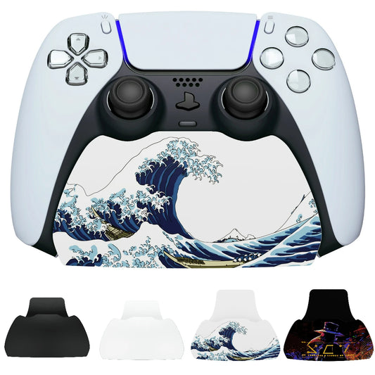 PlayVital Controller Display Stand for ps5, Gamepad Accessories Desk Holder with Rubber Pads for ps5 Controller - 4 Colors