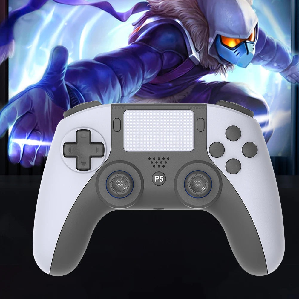 Wireless Gamepad For PS5 PS5 Slim PC Bluetooth4.0 Gaming Controller Dual Vibration Controller 6 Axis Gyro/Turbo Joystick Gamepad