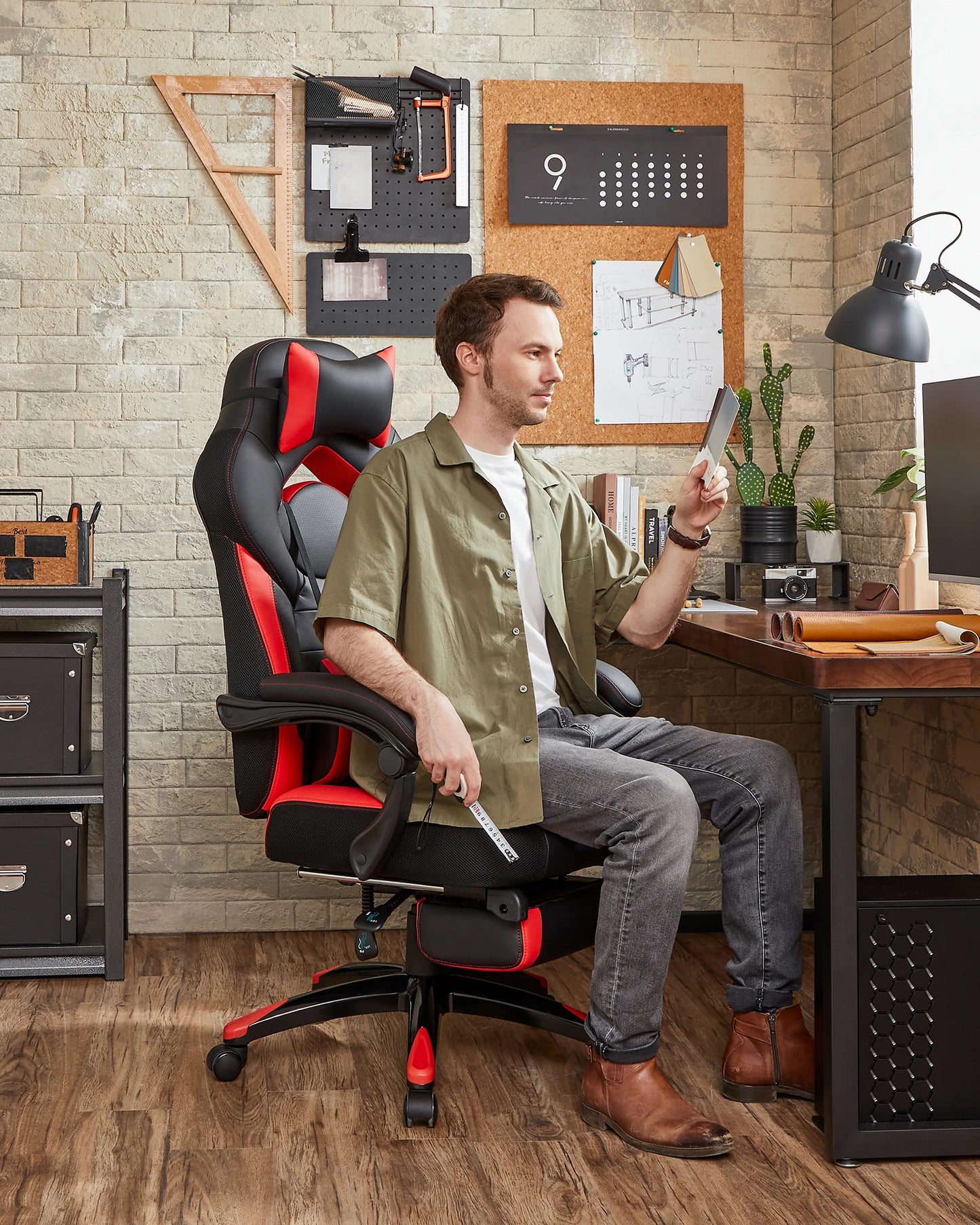 SONGMICS Home Office Height Adjustable Home Office Gaming chair Office Chair