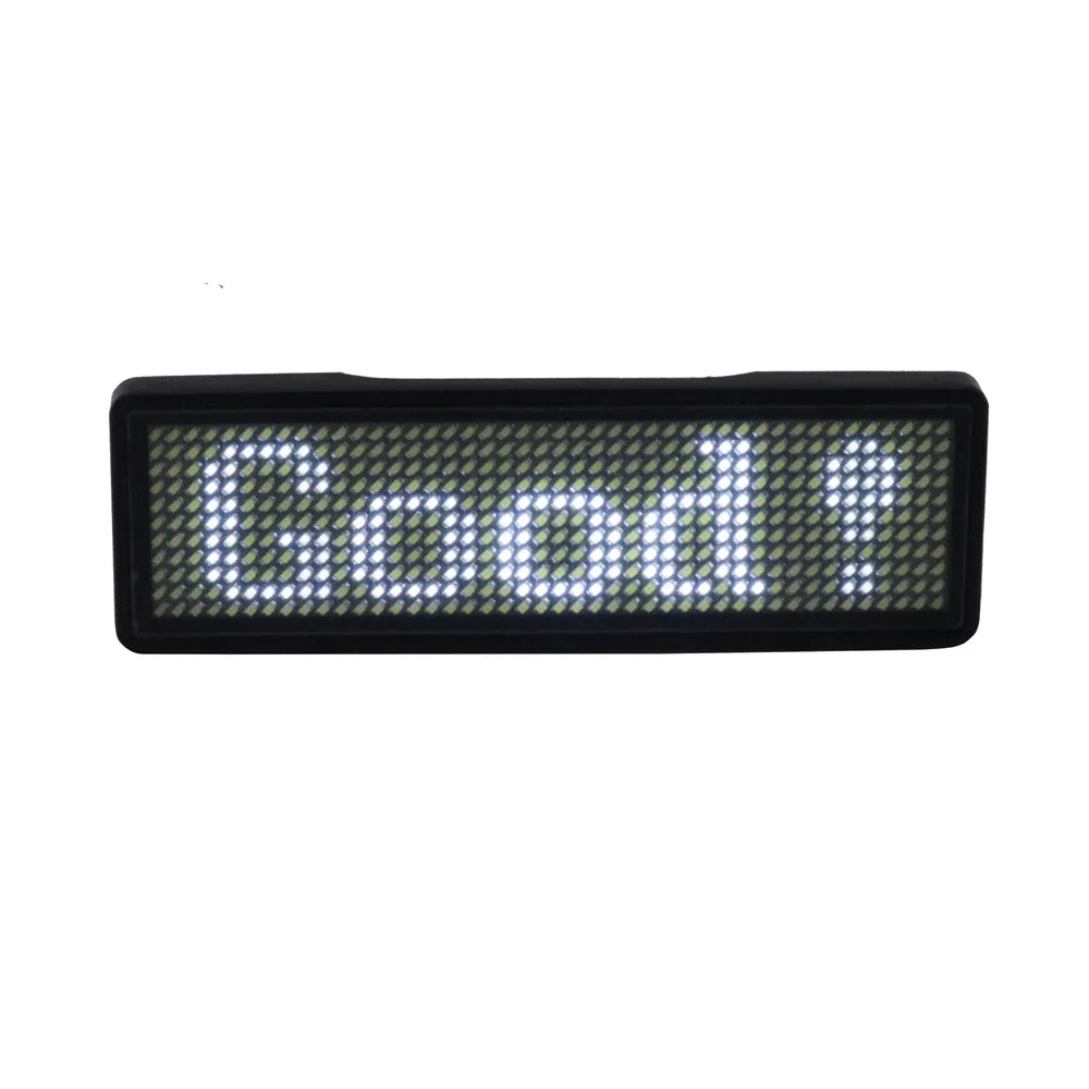 LED Name Badge Multi-color LED Display DIY Programmable Scrolling Message Light Board Mobile Control Text Message Light Board