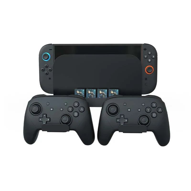 Wall Mounted Host Stand for Switch 2 Game Console Game Console Wall Mounted Holder Bracket Metal Wall Mount W/ Controller Hook