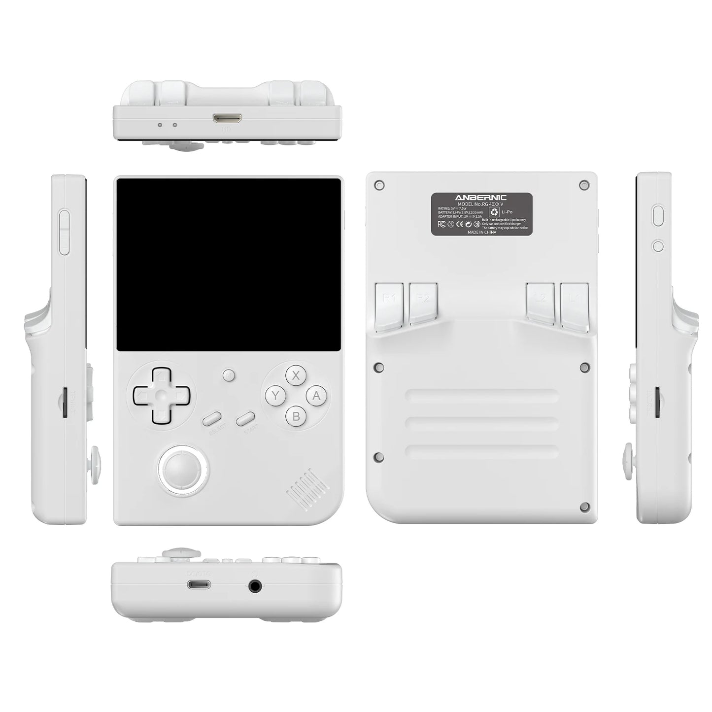 AMPOWN ANBERNIC RG40XX V Handheld Game Players 4.0''IPS Linux Video Retro Game Console Portable Gaming Console Spelcomputer Met
