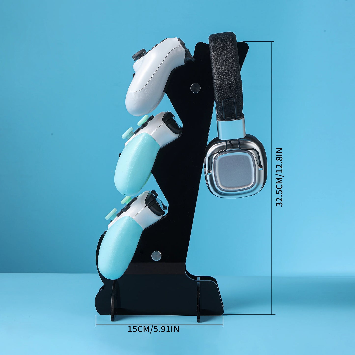 Suitable for PS5/PS4/Xbox/Switch universal controller/headphone three-layer stand