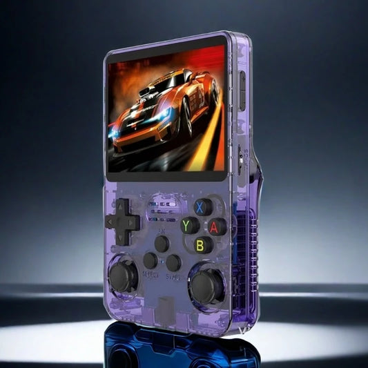 Retro Portable Gaming Console R36S, USB Handheld Game Player with 2 Emulators, Sound & Light Features,ABS Material, Non-Wireless
