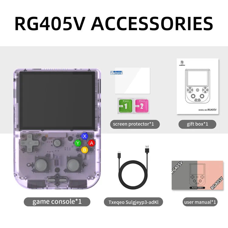 Handheld Game Players RG405V Gaming Machine Console