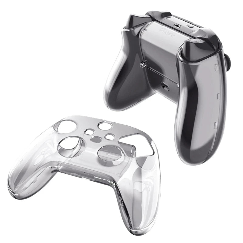1PC Transparent Clear Crystal Case Hard Controller Protective Cover Handle Shell for Xbox Series X Controller