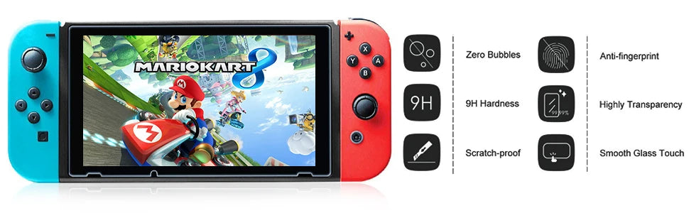 Case Compatible with Nintendo Switch Dockable Clear Protective Case Cover for Nintendo Switch and Joy-Con Controller