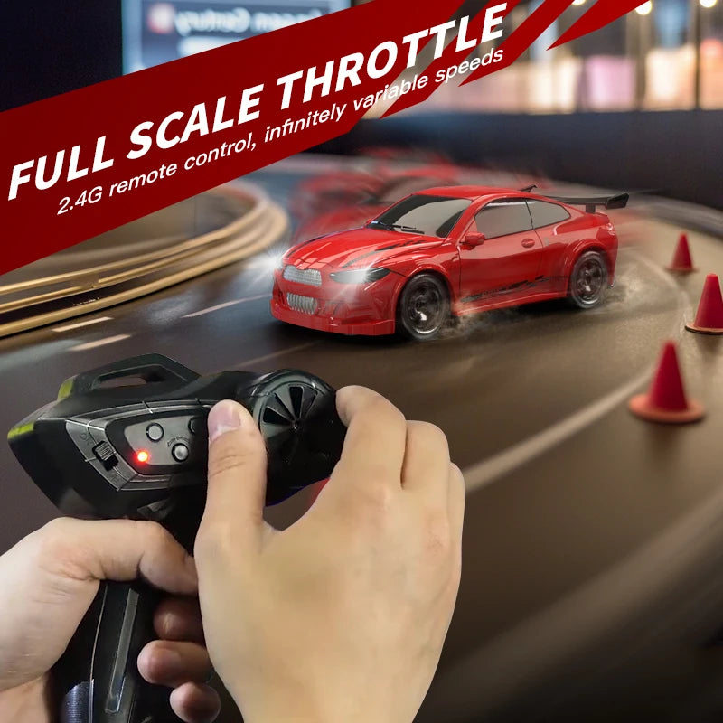 Mini Drift Rc Car High speed 1/64 4WD 2.4G Remote Control Car Four Wheel Drive Radio Controlled Mini Racing Model Boy Toy Gifts