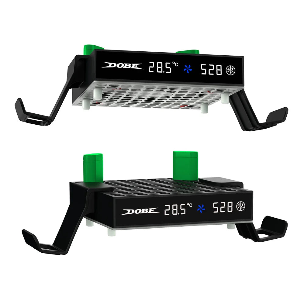 Cooling Fan for Xbox Series S/X With Daul Battey RGB Led Intelligent high-speed temperature control fan For Xbox Series X