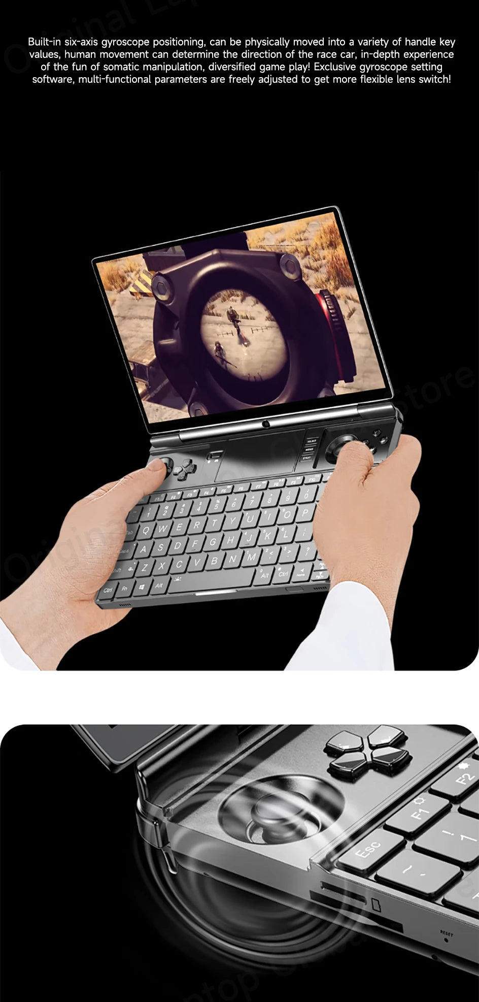 GPD WIN Max 2  2025 10.1-inch Mini Touchscreen Pocket PC  AMD AI 9 HX 370 64GB/2TB/4TB SSD Windows 11 Gaming Console Laptop