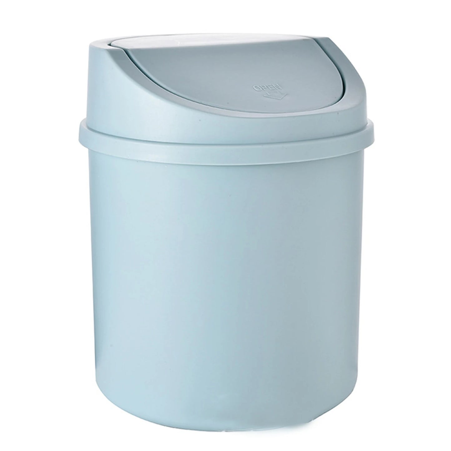 Desk Waste Bin with Lids Desktop Office Organizer Storage Home Garbage Basket Container Table Trash Bin Small Trash Can