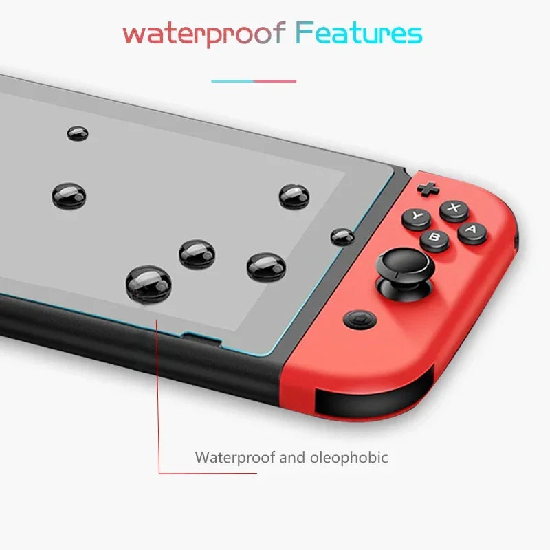 HD Tempered Glass for Nintendo Switch Screen Protector Compatible Nintendo Switch Clear Transparent 9H Protective Film