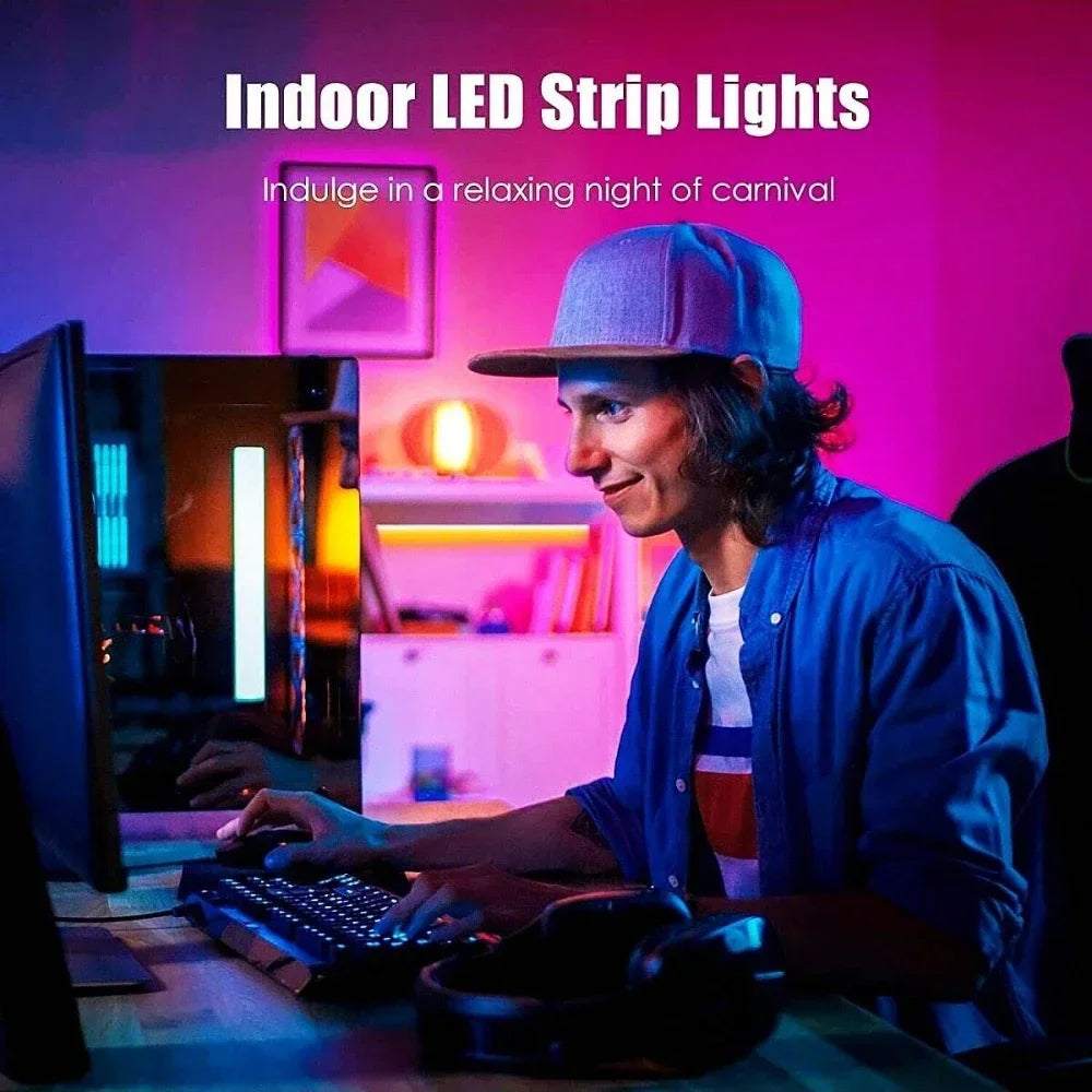 Bluetooth USB LED Strip Light 5050 SMD 5V RGB LED Lights Flexible LED Lamp Tape Ribbon TV Backlight Diode for Home Room Decor