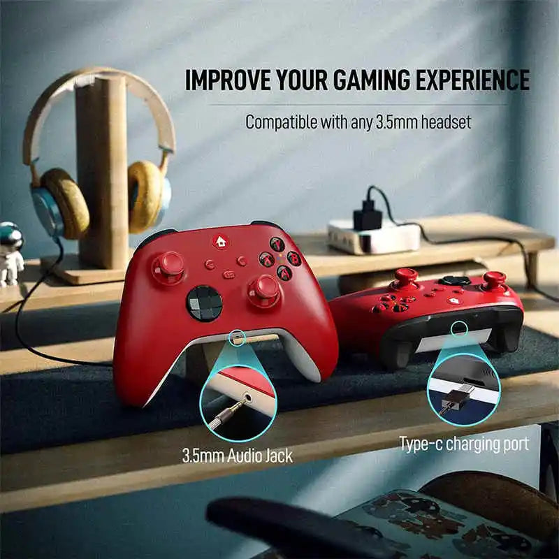 2025 New Wireless Controller Compatible with Xbox One, Xbox Series X/S, Xbox One X/S, PC with 2.4GHz Wireless Adapter Gamepad
