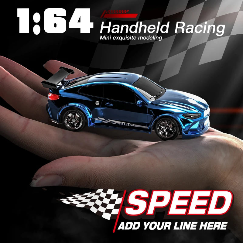 Mini Drift Rc Car High speed 1/64 4WD 2.4G Remote Control Car Four Wheel Drive Radio Controlled Mini Racing Model Boy Toy Gifts