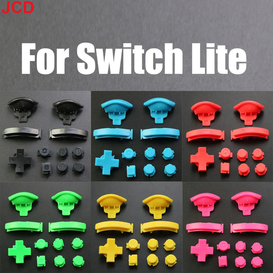 JCD 1set Full Buttons Set For Switch Lite NS Lite Game Console Cross Key Home Button ZL ZR L R Buttons ABXY D Pad Keys Buttons