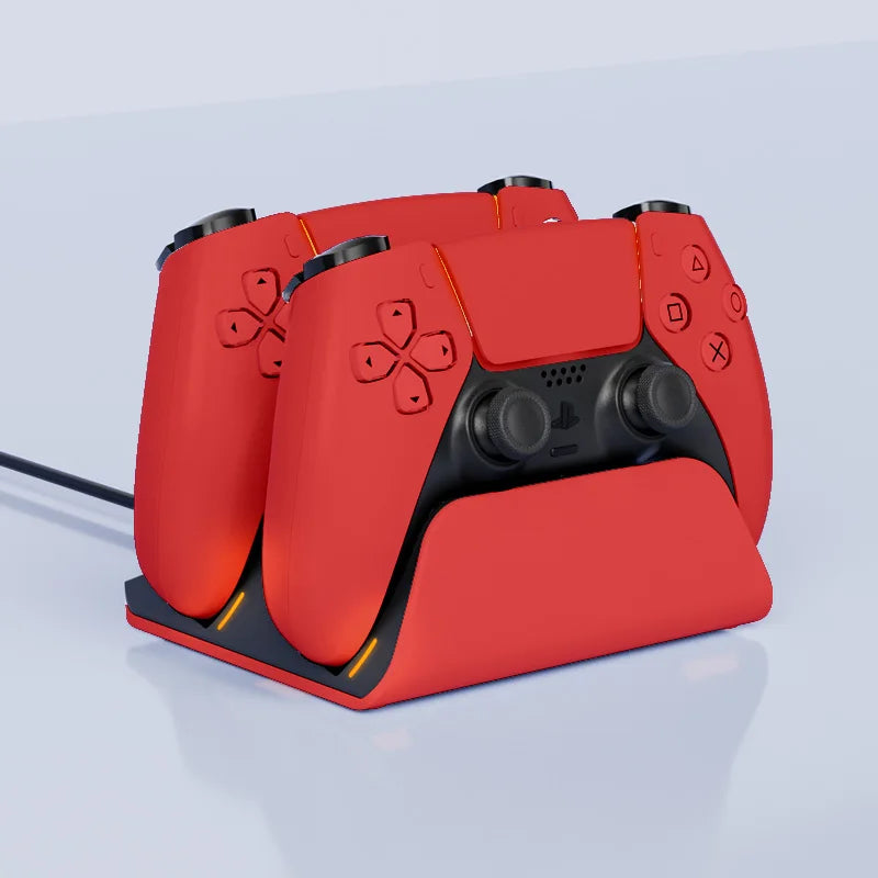 PS5 Controller Charger  Fast Charging Station For PlayStation5 Wireless Game Controllers Charging Stand Accessories