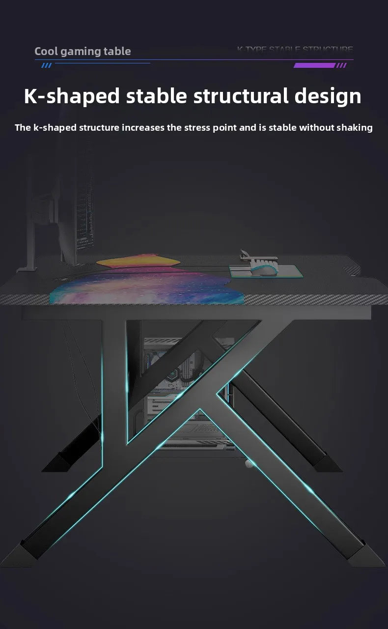 Gaming table Computer desk Desktop household simple bedroom table Simple modern desk Student writing desk