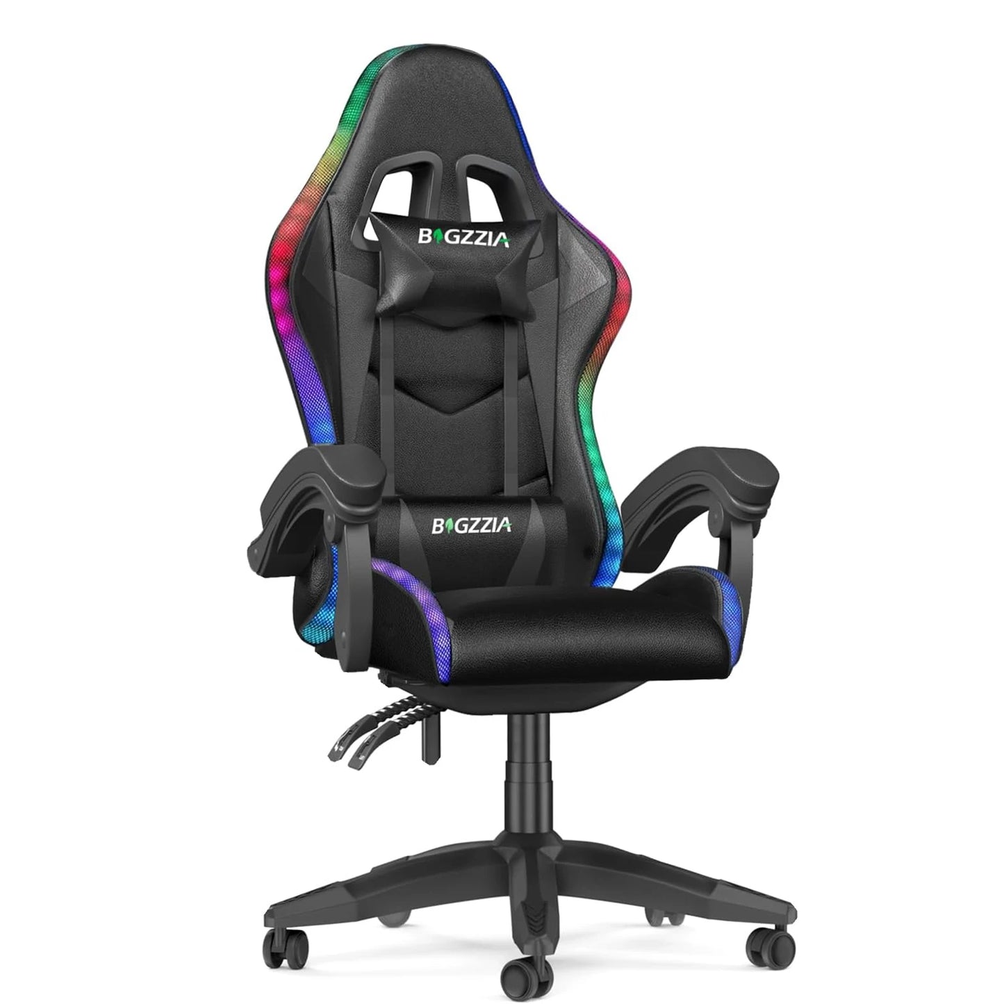 Gaming Chair with LED Gaming Chair Gamer Chairs RGB Light Lighting Computer Chair Height Adjustable Ergonomic Office Chair