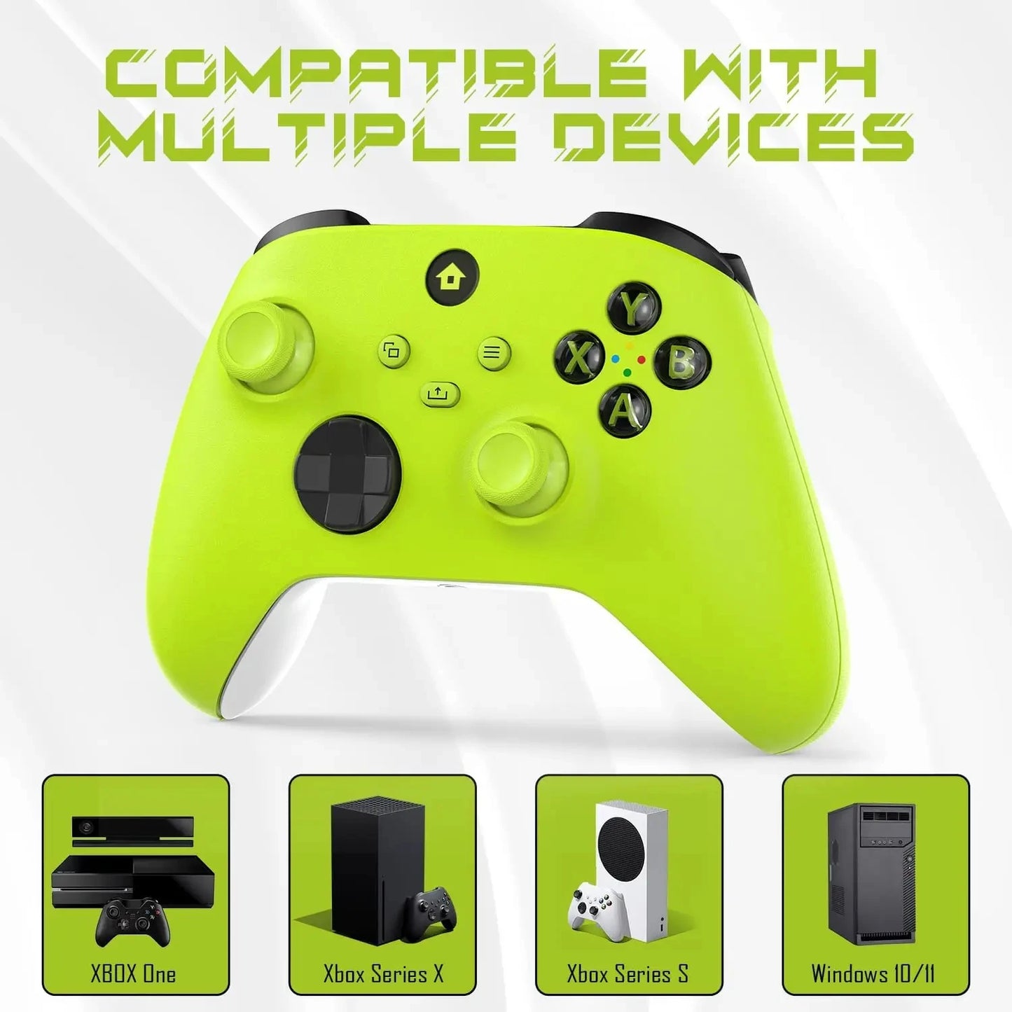 2025 New Wireless Controller Compatible with Xbox One, Xbox Series X/S, Xbox One X/S, PC with 2.4GHz Wireless Adapter Gamepad