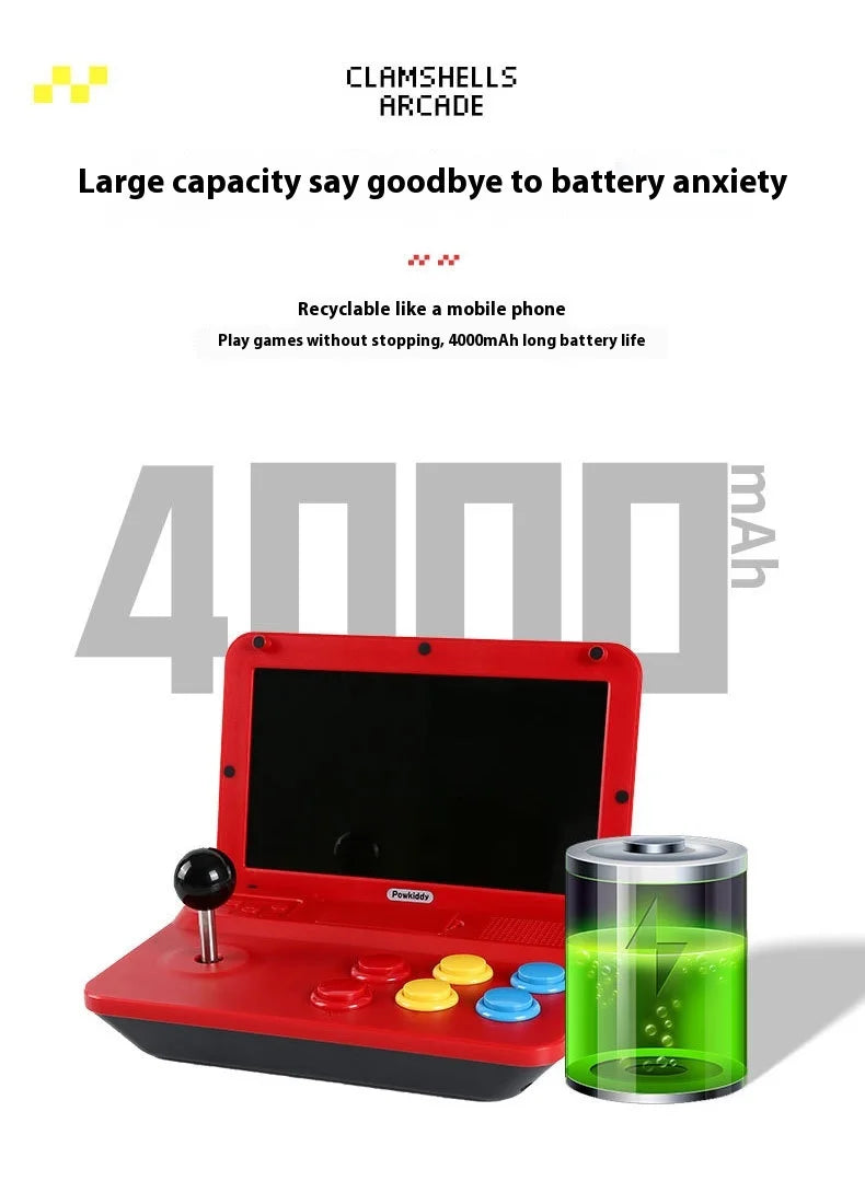 A13 10-inch Arcade Game Console Large Screen Dual Joystick Retro Desktop Gaming Machine for Home Use Handheld Game Player