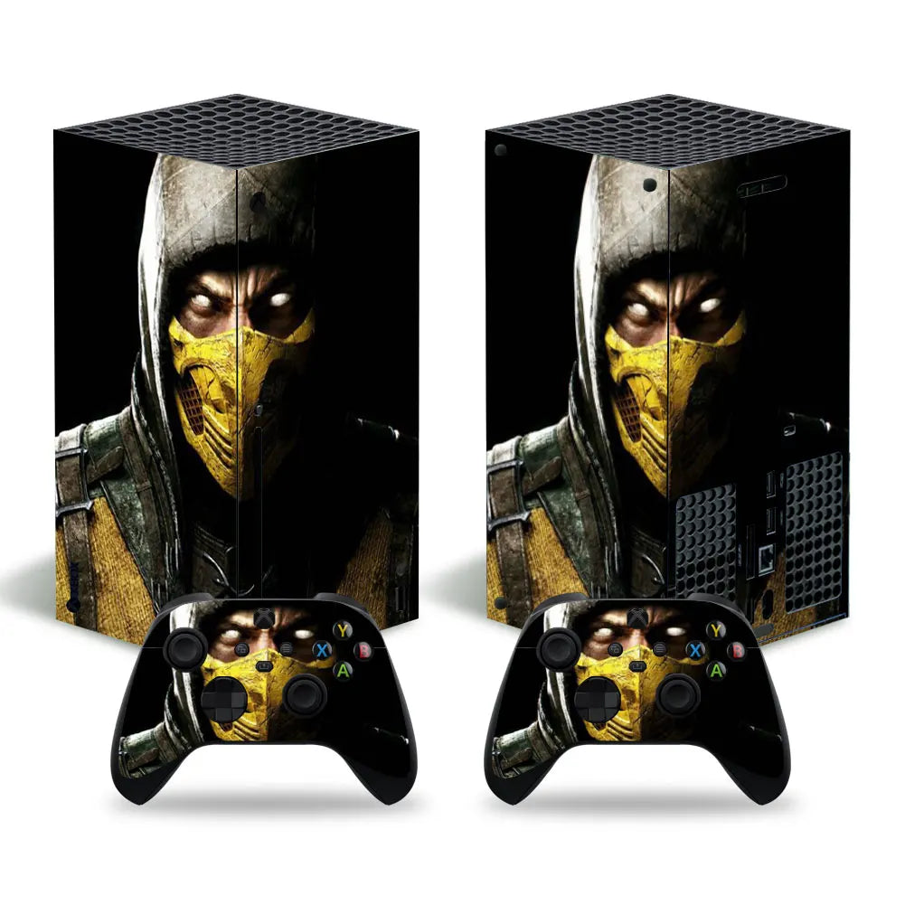 Sticker Cover for Xbox Series X Console Protective Cover Wrap for X box Series X Controller Protective Vinyl Decal