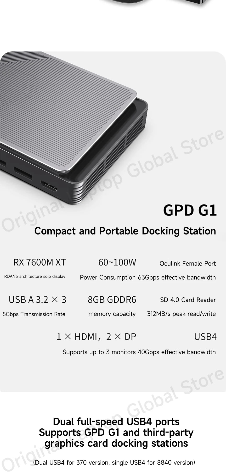 GPD WIN Max 2  2025 10.1-inch Mini Touchscreen Pocket PC  AMD AI 9 HX 370 64GB/2TB/4TB SSD Windows 11 Gaming Console Laptop