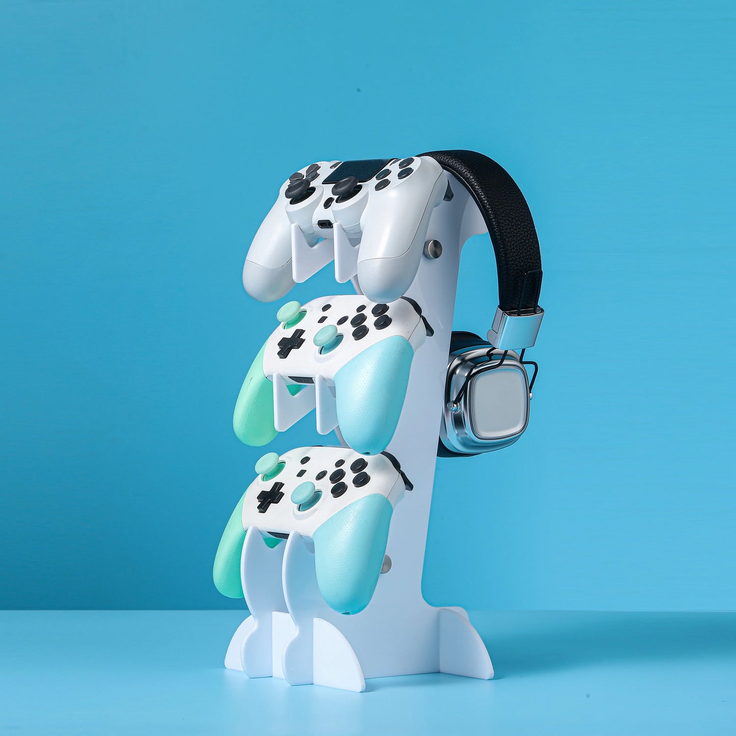 Suitable for PS5/PS4/Xbox/Switch universal controller/headphone three-layer stand