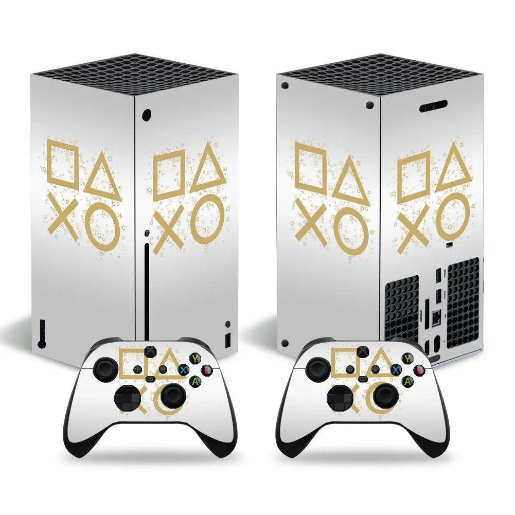 Sticker Cover for Xbox Series X Console Protective Cover Wrap for X box Series X Controller Protective Vinyl Decal