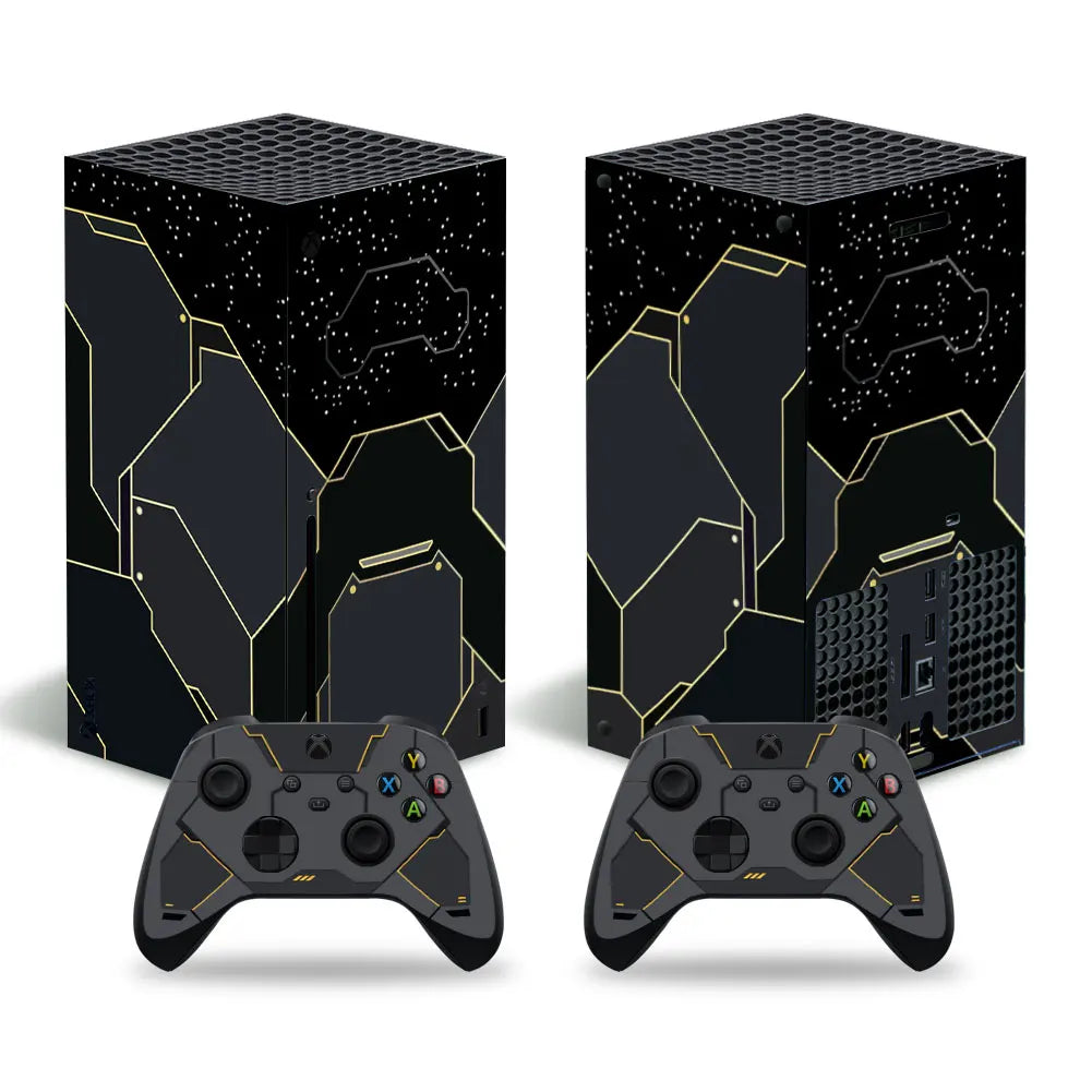 Sticker Cover for Xbox Series X Console Protective Cover Wrap for X box Series X Controller Protective Vinyl Decal