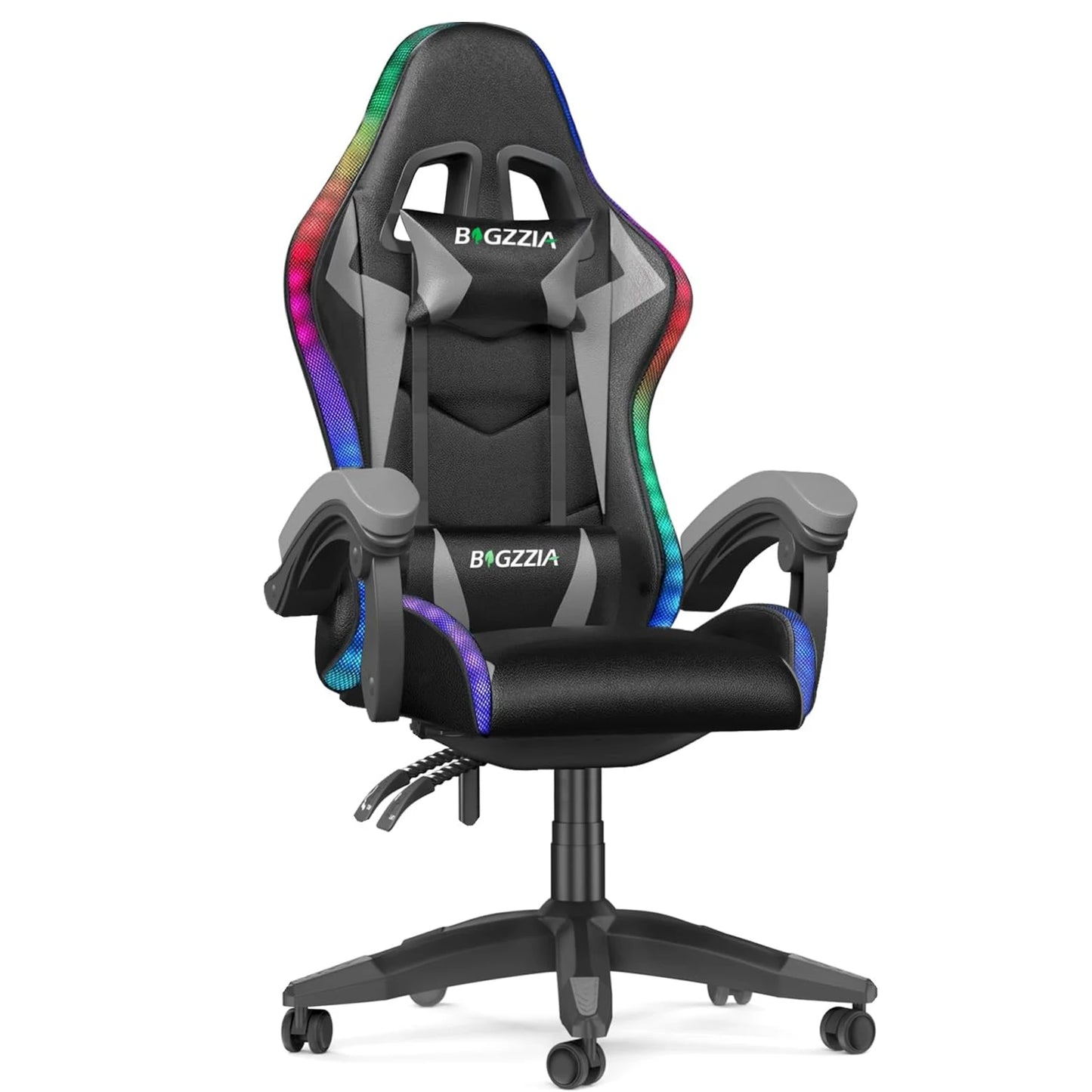 Gaming Chair with LED Gaming Chair Gamer Chairs RGB Light Lighting Computer Chair Height Adjustable Ergonomic Office Chair