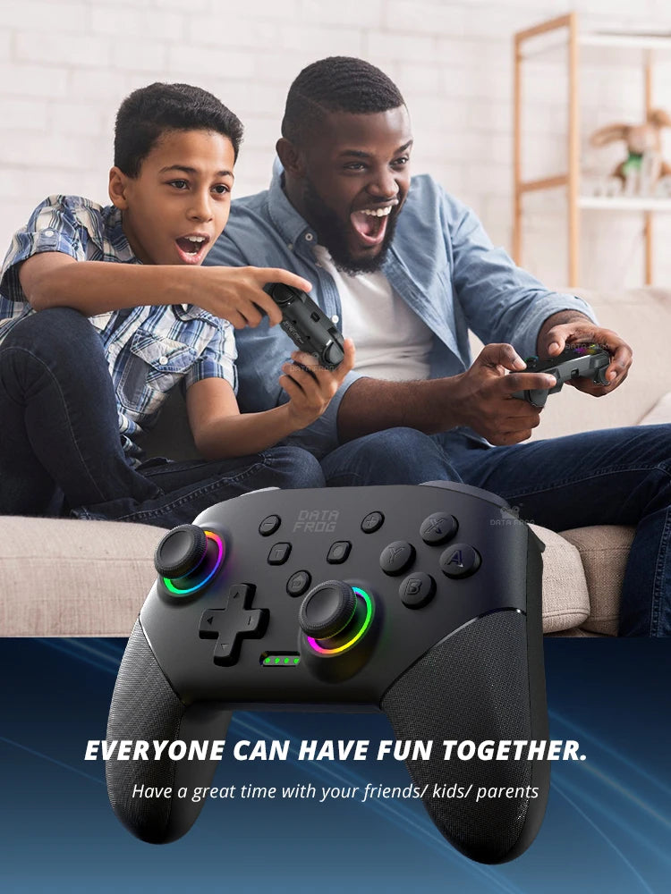 DATA FROG Switch Pro Controllers for Switch/Switch Lite Wireless Remote Gamepad For Joystick Pro Controllers PC For Switch OLED