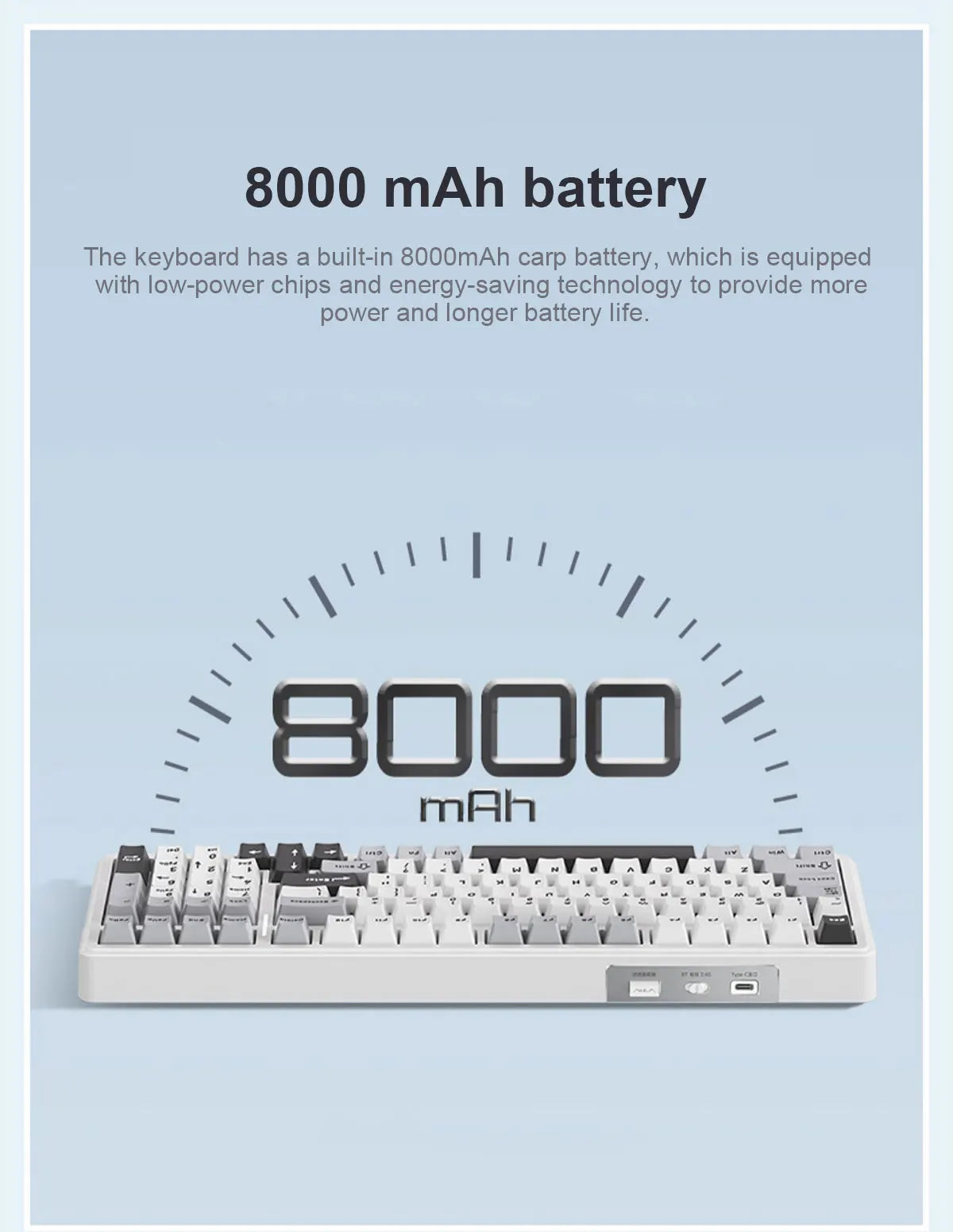 AULA F99 Machanical Keyboard Bluetooth 5.0/2.4G Wireless/Wired Gasket-mounted Gaming Keyboard 99 Keys Customizable Keyboards