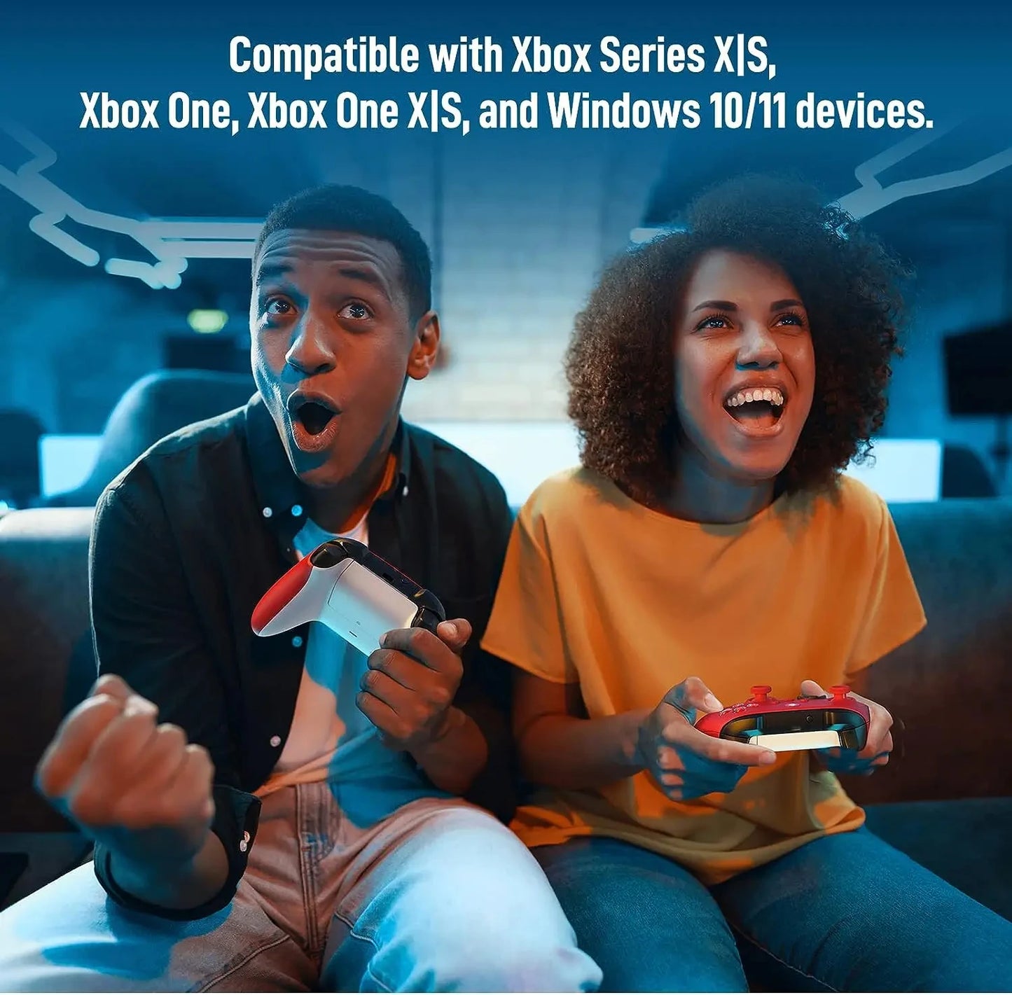2025 New Wireless Controller Compatible with Xbox One, Xbox Series X/S, Xbox One X/S, PC with 2.4GHz Wireless Adapter Gamepad