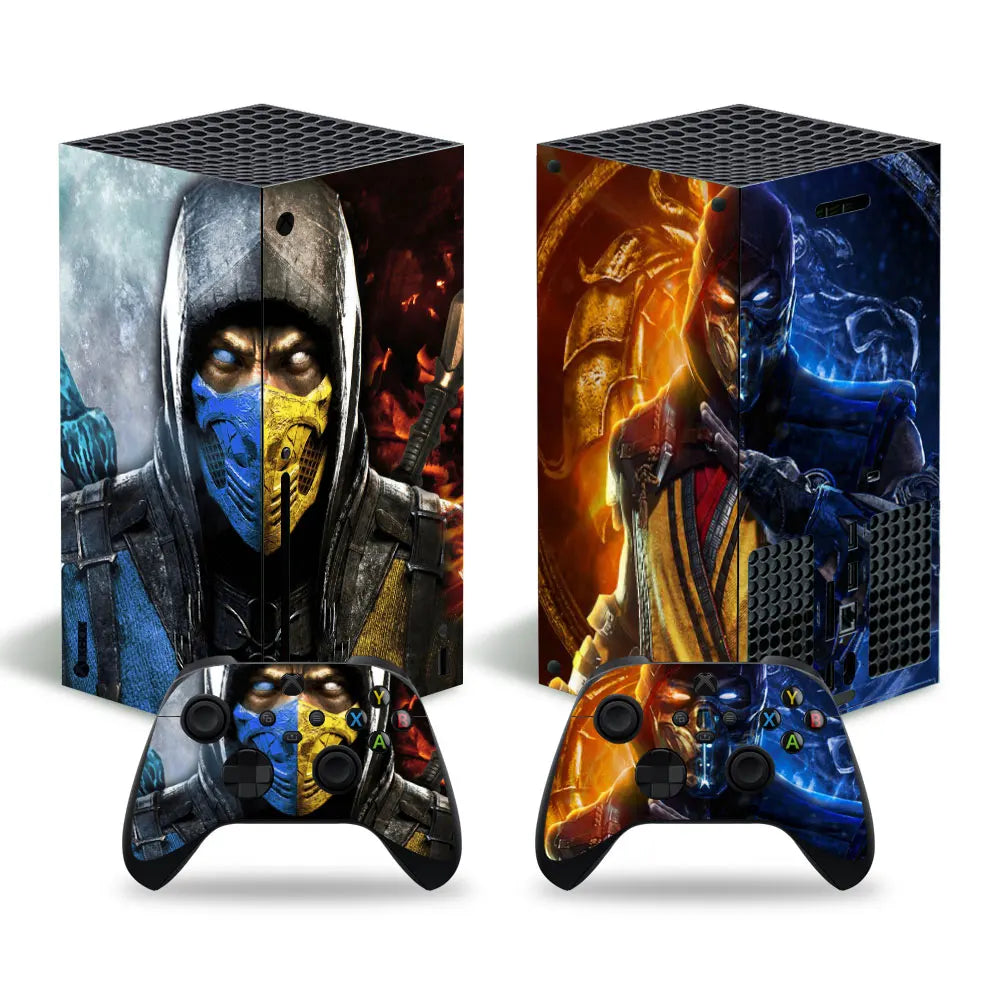 Sticker Cover for Xbox Series X Console Protective Cover Wrap for X box Series X Controller Protective Vinyl Decal