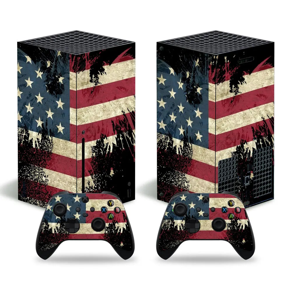 Sticker Cover for Xbox Series X Console Protective Cover Wrap for X box Series X Controller Protective Vinyl Decal
