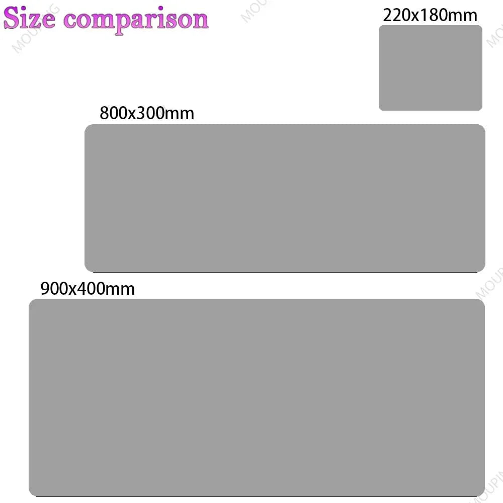 Green Mousepad Minimalistic Laptop Office Gaming Mousepad 900x400 Gamer Carpet Keyboard Mouse Pad Computer  Accessories Deskmat