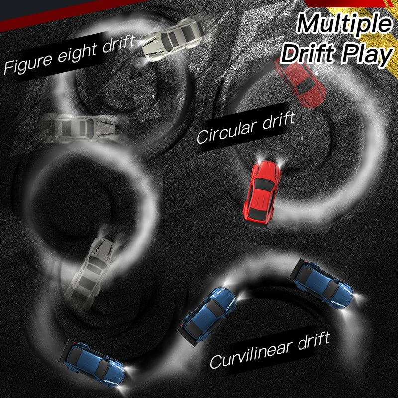 Mini Drift Rc Car High speed 1/64 4WD 2.4G Remote Control Car Four Wheel Drive Radio Controlled Mini Racing Model Boy Toy Gifts