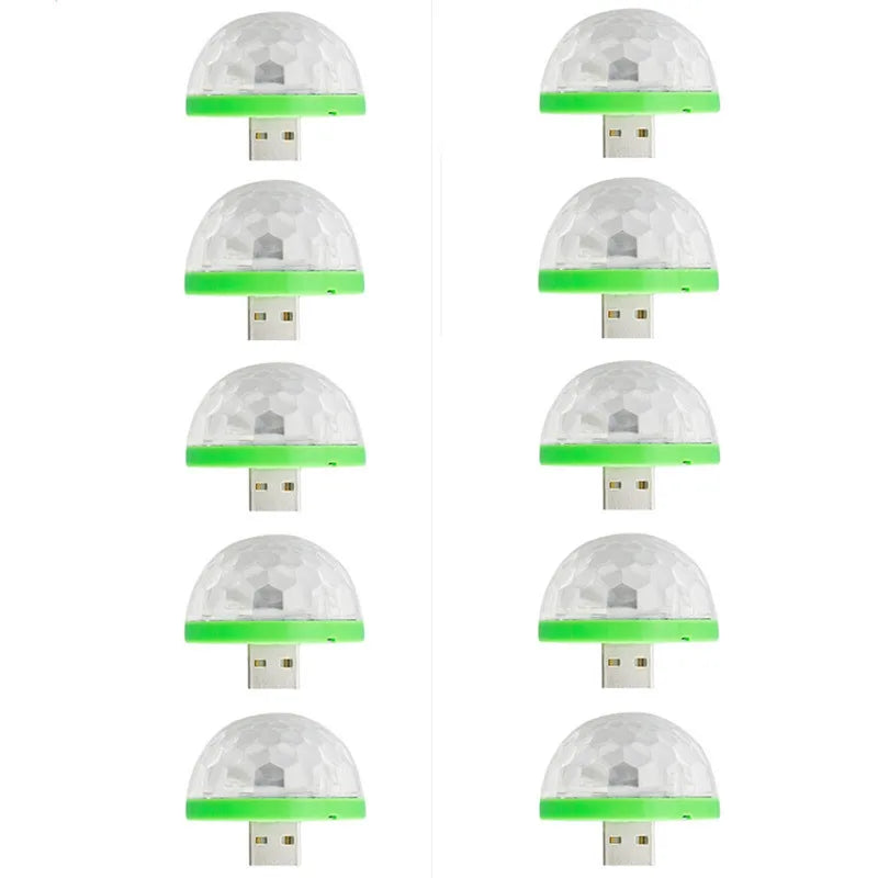 Birthday Party E27 Colorful Auto Rotating RGB LED Stage Light Effect Disco Lamp Crystal Magic Ball Club Bulb DJ AC 85-265V