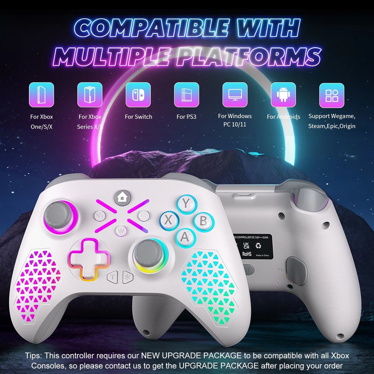 2.4G Wireless Gamepad For Xbox One ,Xbox Seris S ,X Console Window 7 8 10 pc With Dual Vibra/Six Axis Multi Game Controller