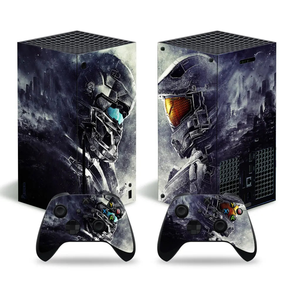 Sticker Cover for Xbox Series X Console Protective Cover Wrap for X box Series X Controller Protective Vinyl Decal