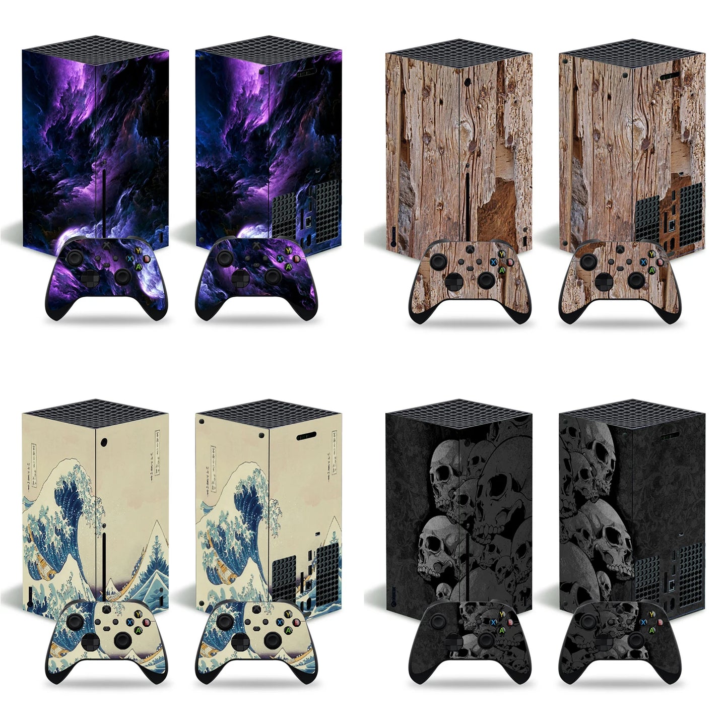 Sticker Cover for Xbox Series X Console Protective Cover Wrap for X box Series X Controller Protective Vinyl Decal