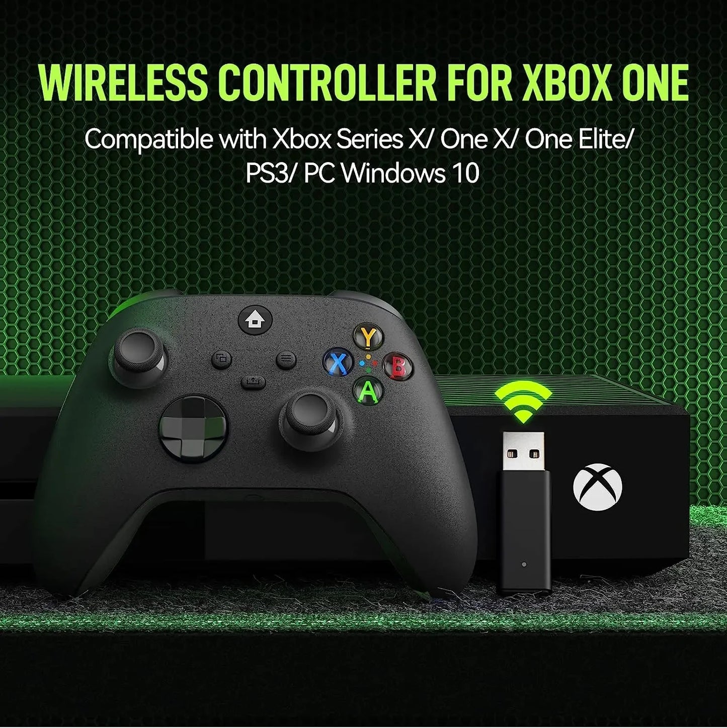 2025 New Wireless Controller Compatible with Xbox One, Xbox Series X/S, Xbox One X/S, PC with 2.4GHz Wireless Adapter Gamepad