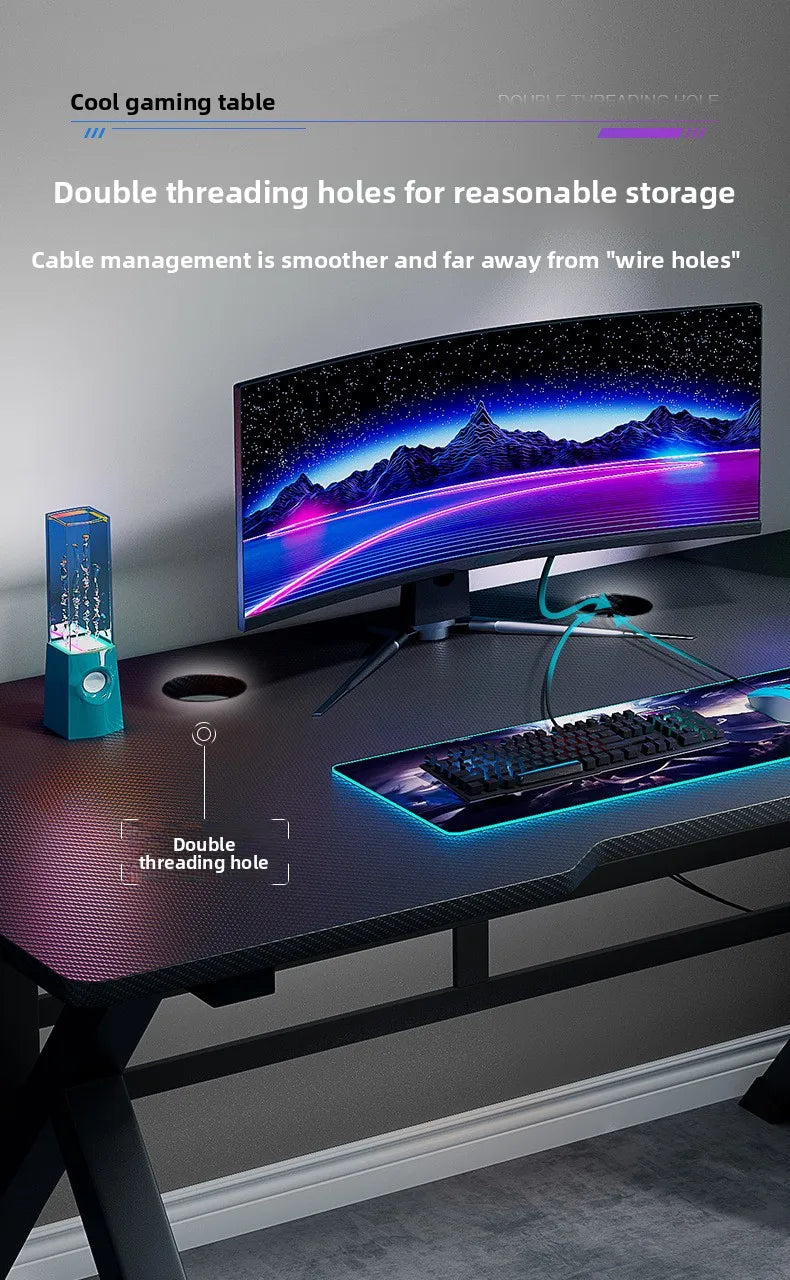 Gaming table Computer desk Desktop household simple bedroom table Simple modern desk Student writing desk