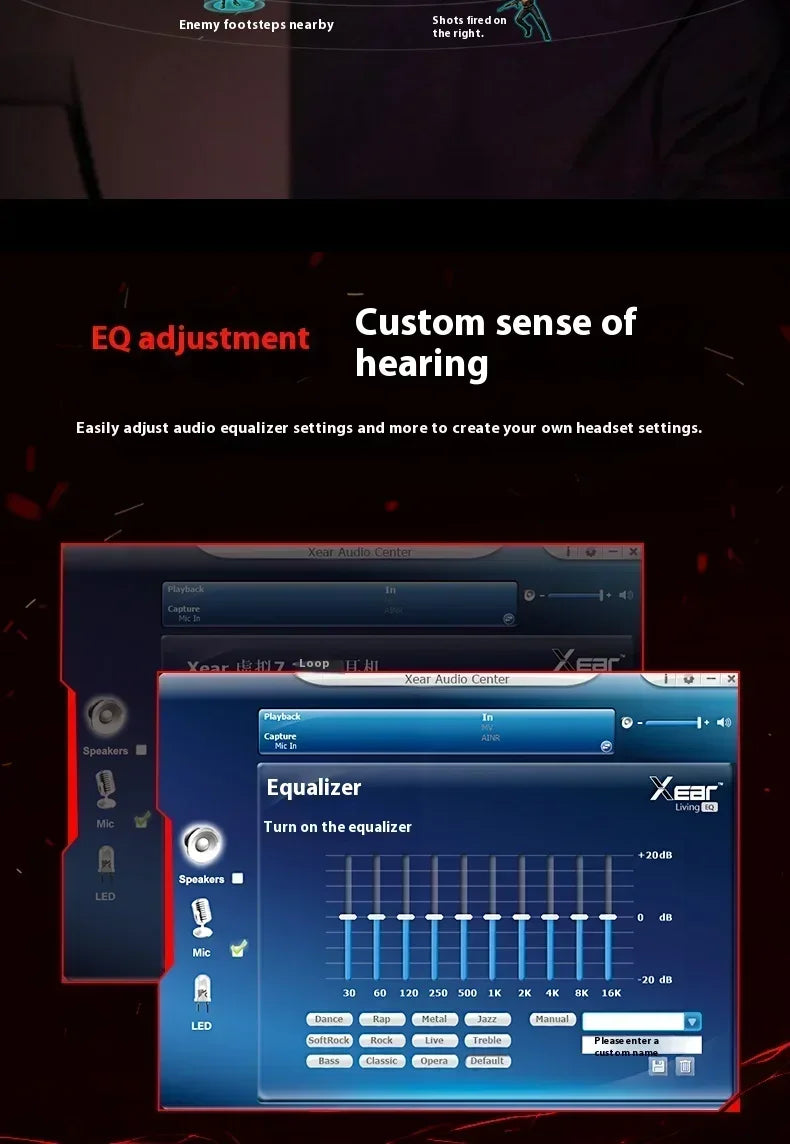 MCHOSE S9 Pro E-sport Gaming Headphone 3-mode Wireless Aluminum Alloy AI Noise Reduction Gaming Headset Gaming Accessory Custom