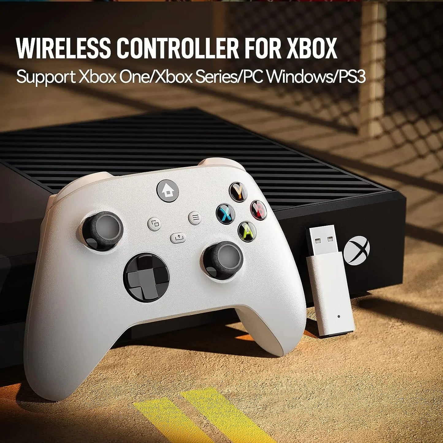 2025 New Wireless Controller Compatible with Xbox One, Xbox Series X/S, Xbox One X/S, PC with 2.4GHz Wireless Adapter Gamepad